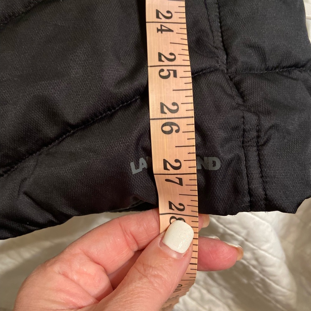 Lands' End Kids Long Black Puffer Coat - Picture 9 of 11